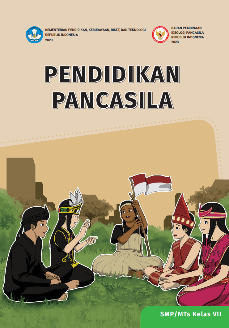 Sampul Pendidikan Pancasila untuk SMP/MTs Kelas VII