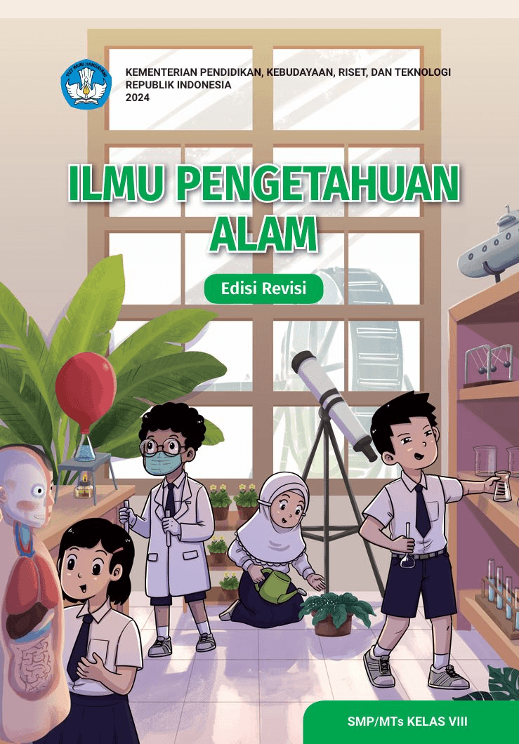 Sampul Ilmu Pengetahuan Alam untuk SMP/MTs Kelas VIII