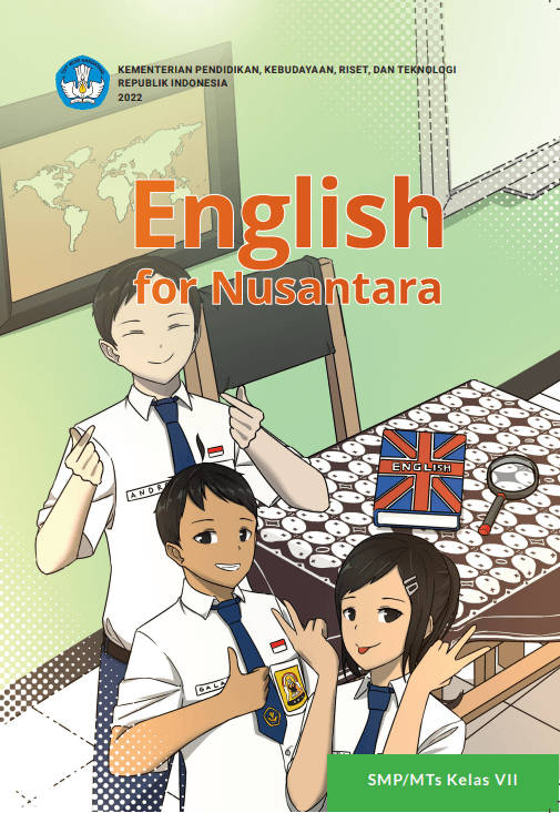 Sampul English for Nusantara untuk SMP/MTs Kelas VII