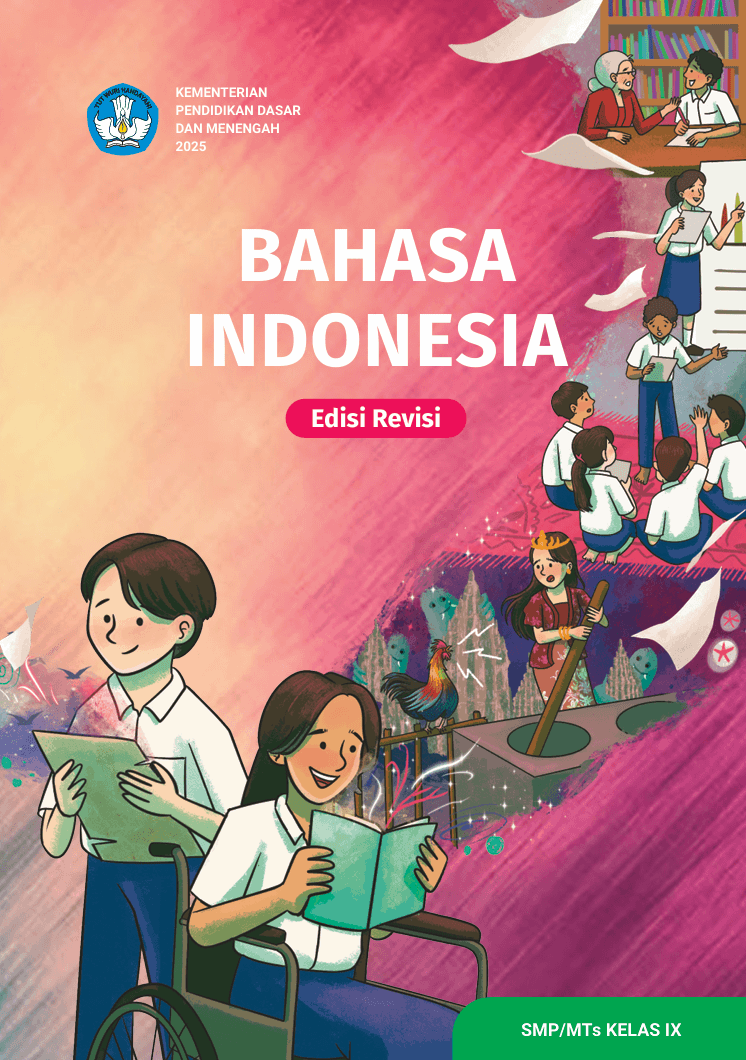 Sampul Bahasa Indonesia untuk SMP/MTs Kelas IX