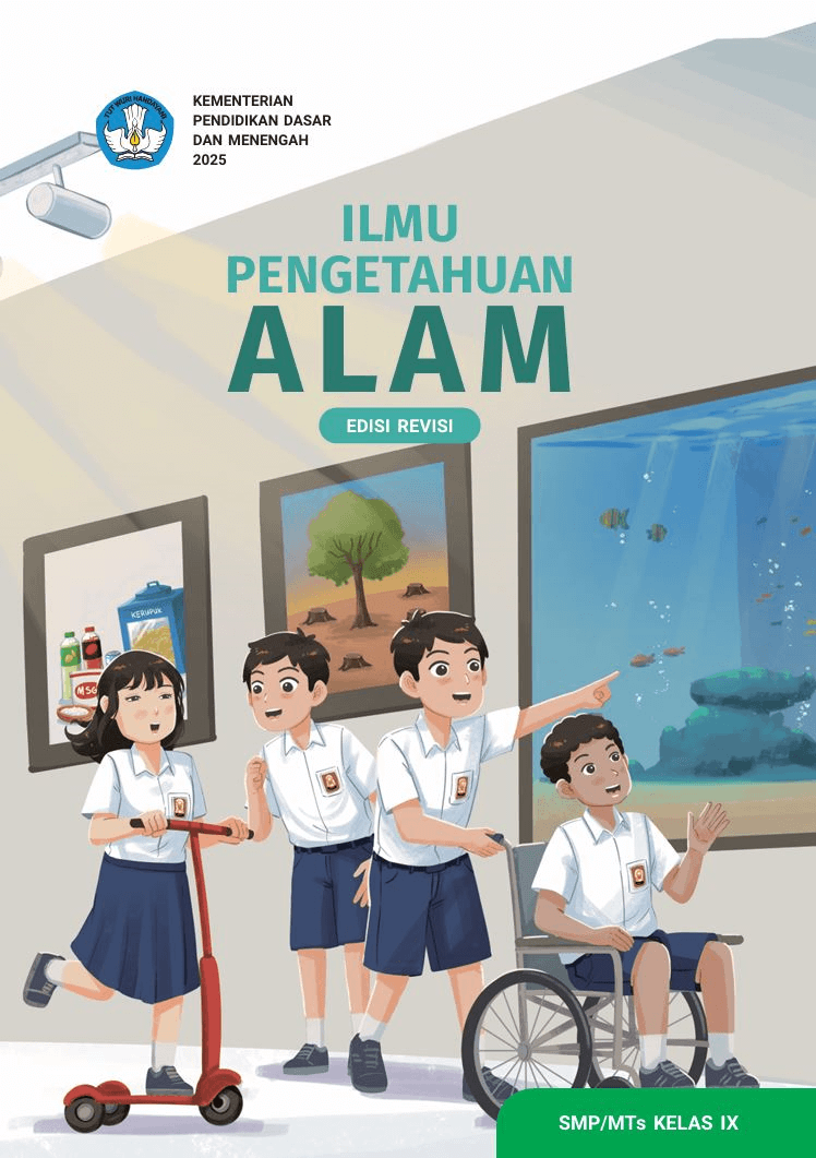 Sampul Ilmu Pengetahuan Alam untuk SMP/MTs Kelas IX