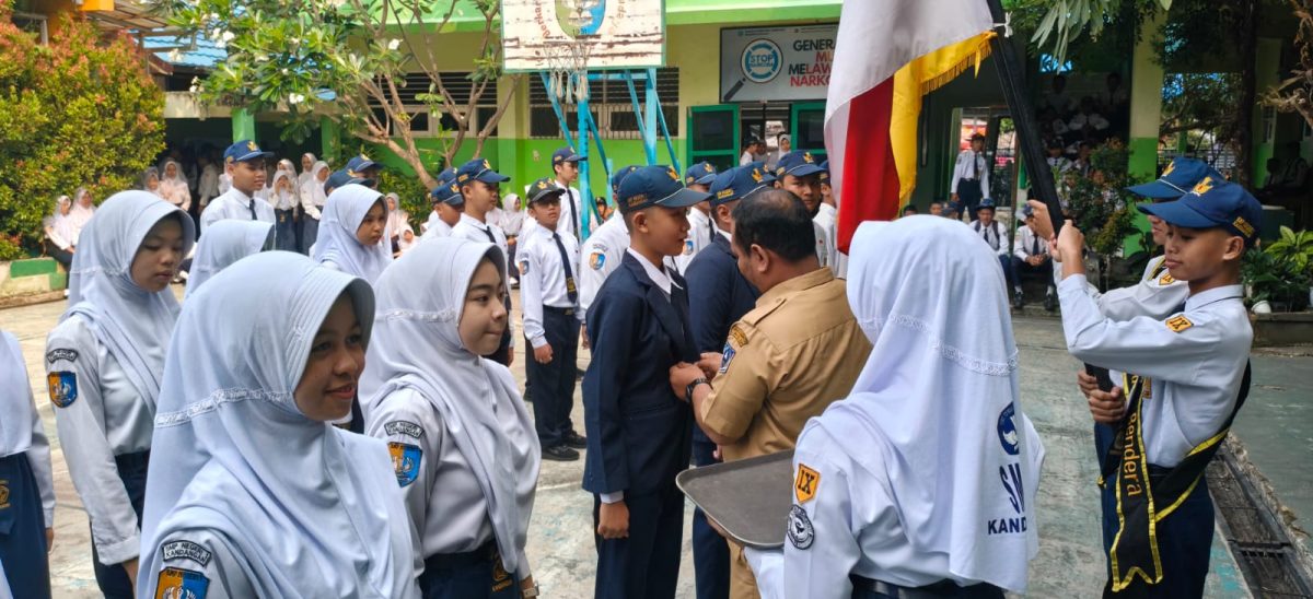 Pelantikan OSIS SMP Negeri 1 Kandangan Masa Bakti Tahun 2026-2027
